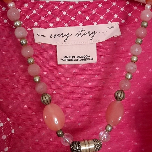 IN EVERY STORY Polka-Dot Tunic Tank - Picture 3 of 9